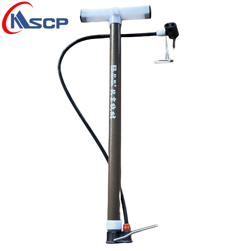 Ounai JY02A piso bicicleta bomba hogar alta presión pedal baloncesto bomba de aire montar accesorios