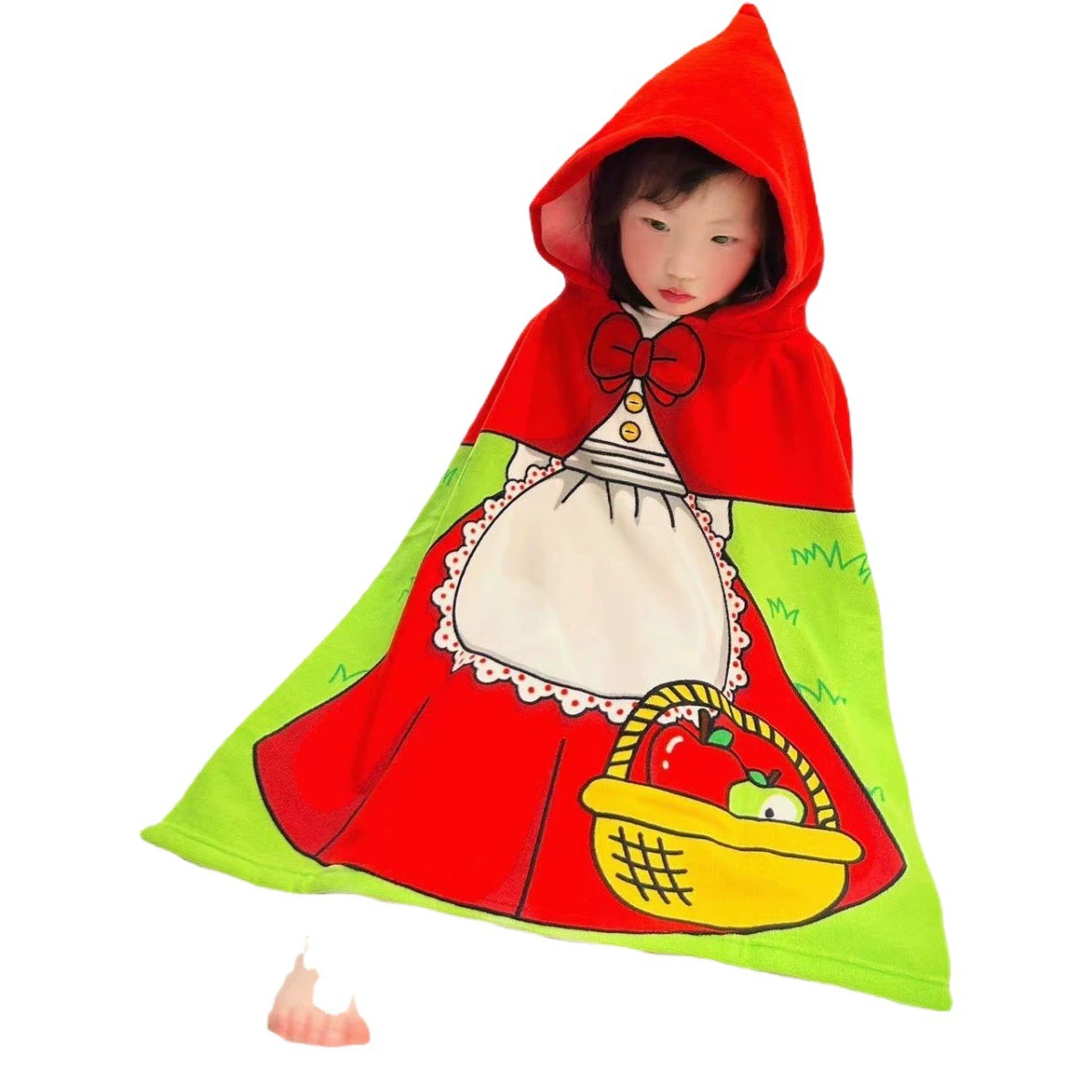 Милый мультяшный детский банный плащ мягкий и благоприятный для кожи, не выпуклый