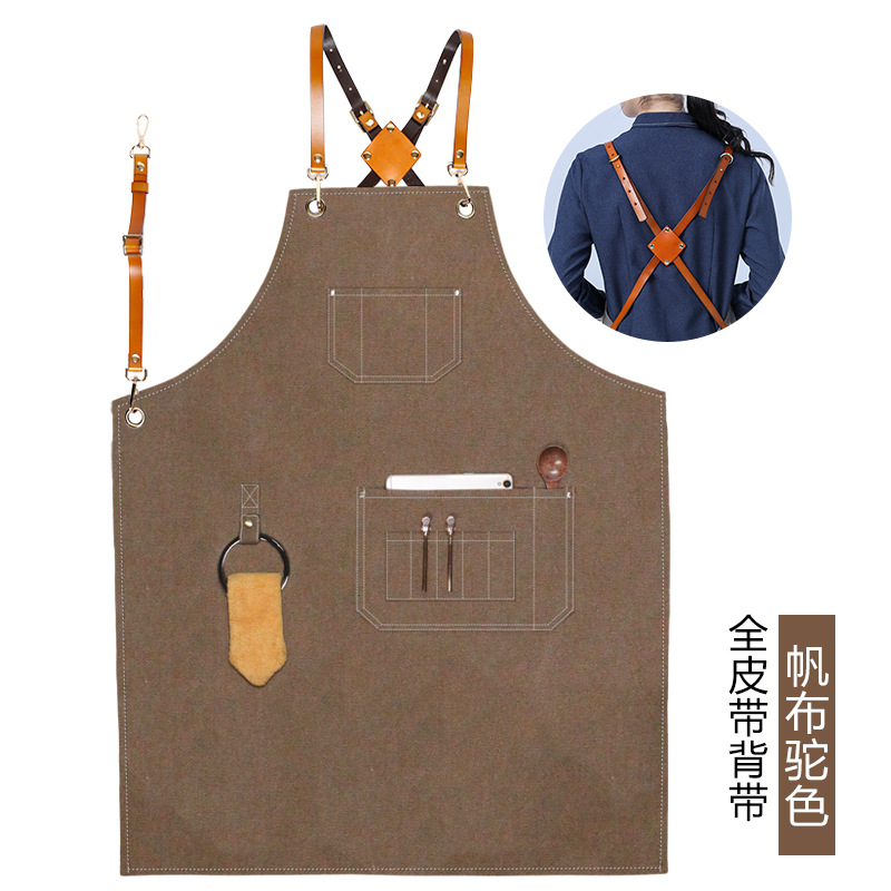 Nuevo Cinturón marrón anillos Camel