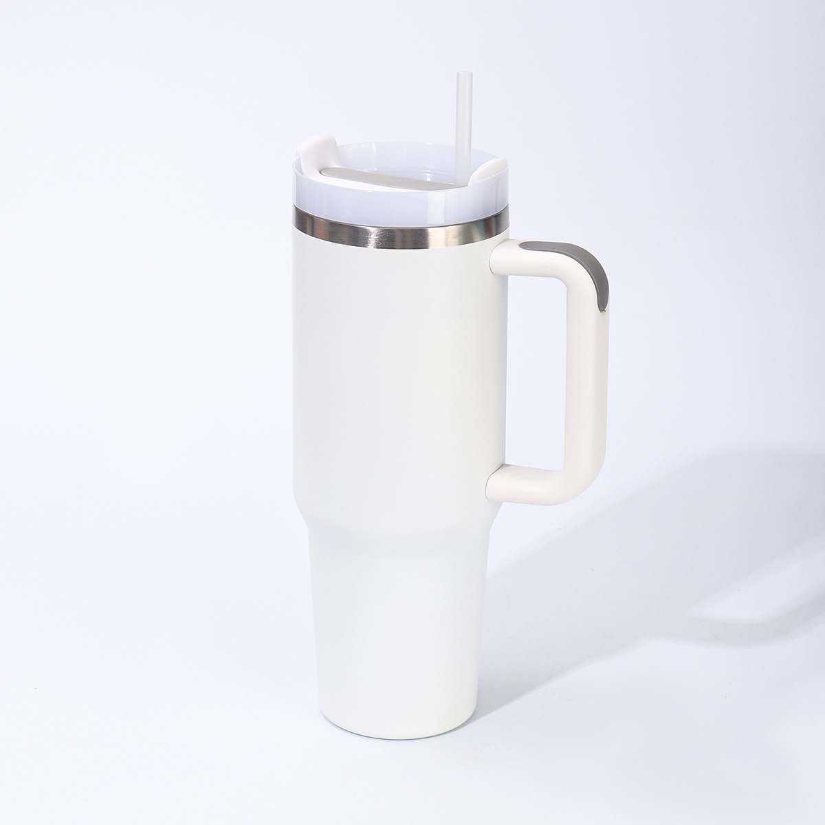 Gran capacidad de segunda generación 30oz mango taza de automóvil aislamiento térmico aislamiento frío taza de paja portátil 304 taza de hielo de acero inoxidable