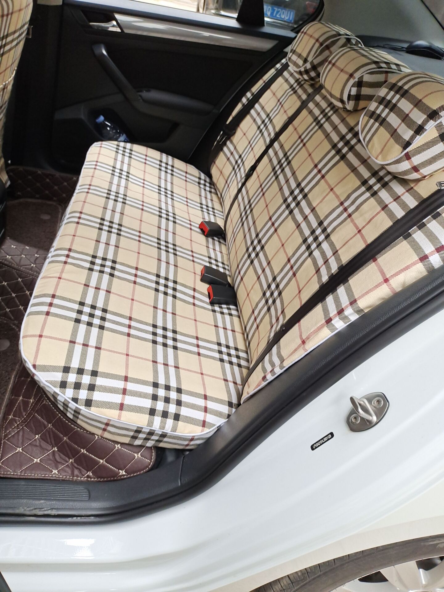 帆布汽车座套全包四季通用定 做新款专车坐垫套棉布艺时尚网