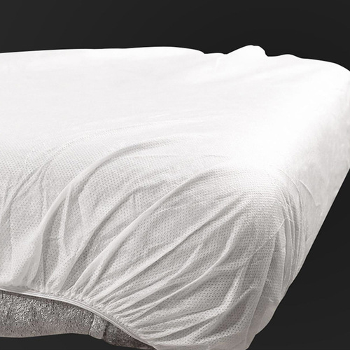 Thickened disposable bed sheets wholesale beauty salons special travel breathable nonwoven fabric with holes disposable hotel bed cover
