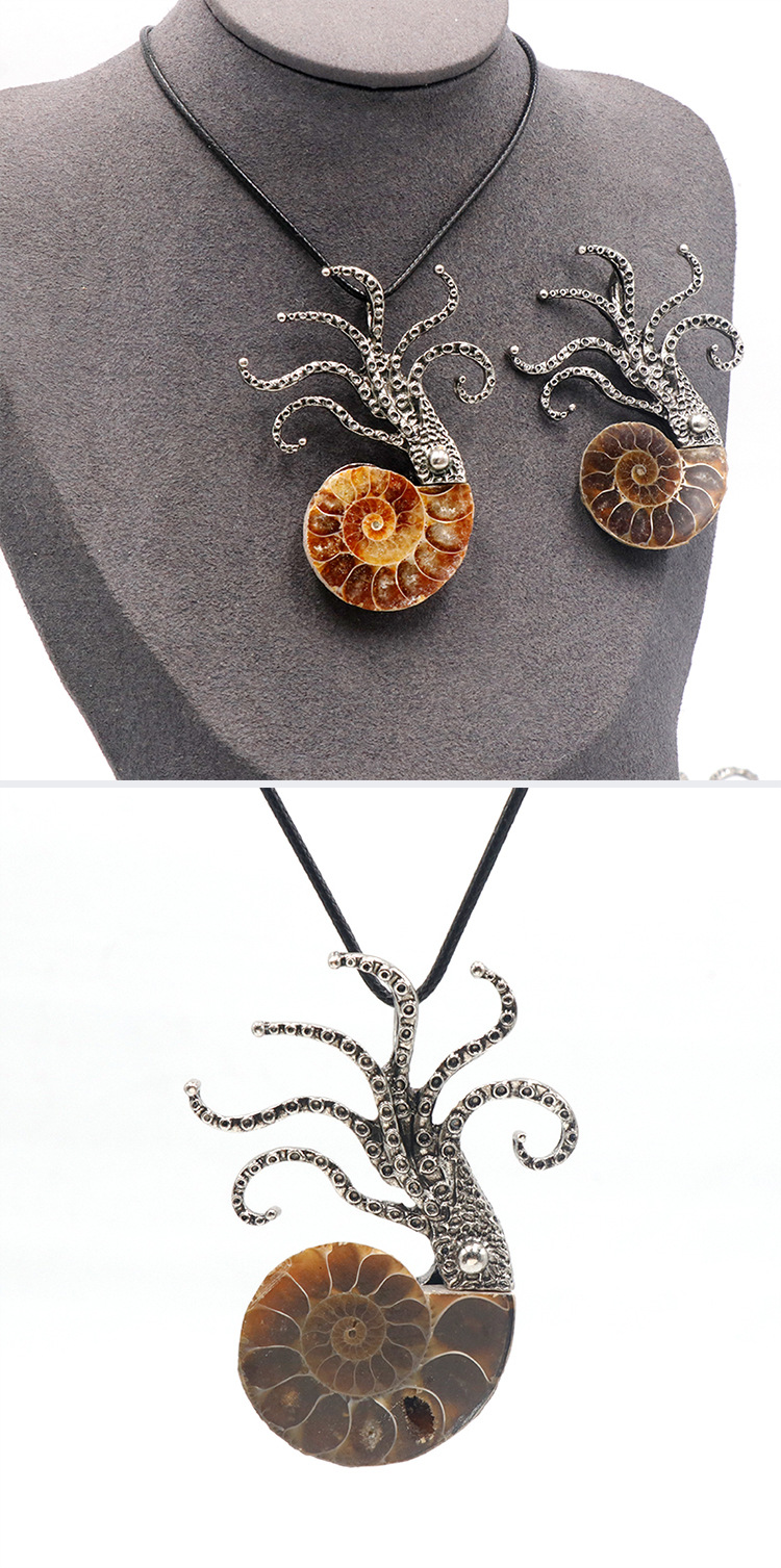 Conch, Octopus Pattern Vacation Style Vacation Pin Conch Octopus Shell Charms Jewelry Accessories 1 Piece