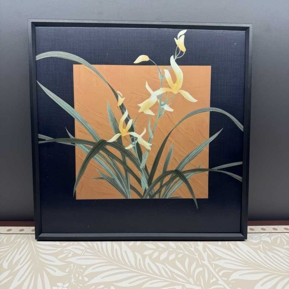 Orchid decorative painting / 30*30