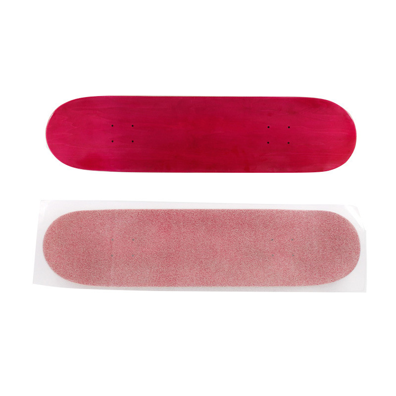 84x23cm four-wheel skateboard sandpaper transparent professional surfskate double rocker anti-slip sticker non-slip cloth air hole