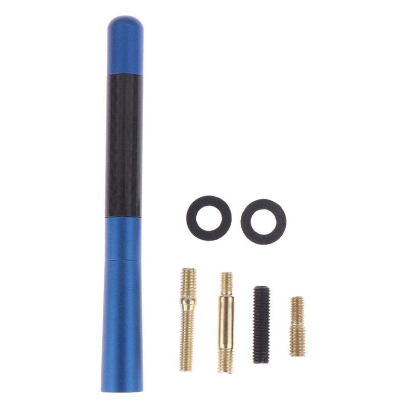 12cm aluminum alloy carbon brazing antenna car decoration beautiful antenna roof antenna modification