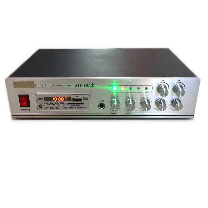 Квадратная настенная верхняя всасывающая труба фабрика кричит супермаркет Bluetooth-усилитель наружной рекламы Мощный широковещательный громкоговоритель