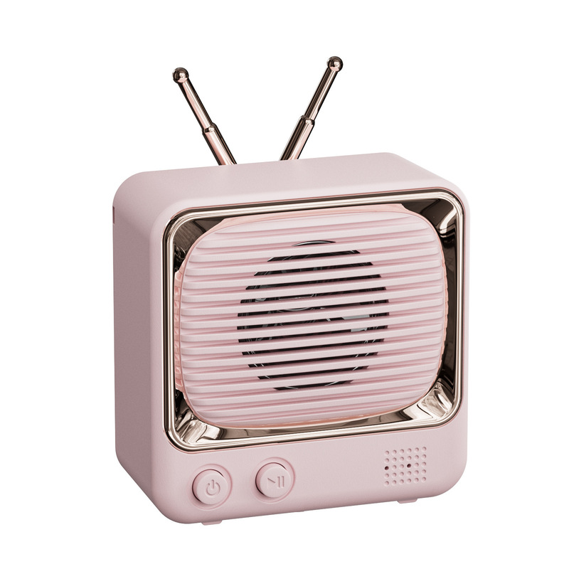 DW02マカロン創意復古テレビ無線bluetooth小音響対外貿易クロスボーダープレゼントスピーカーラジオ|undefined