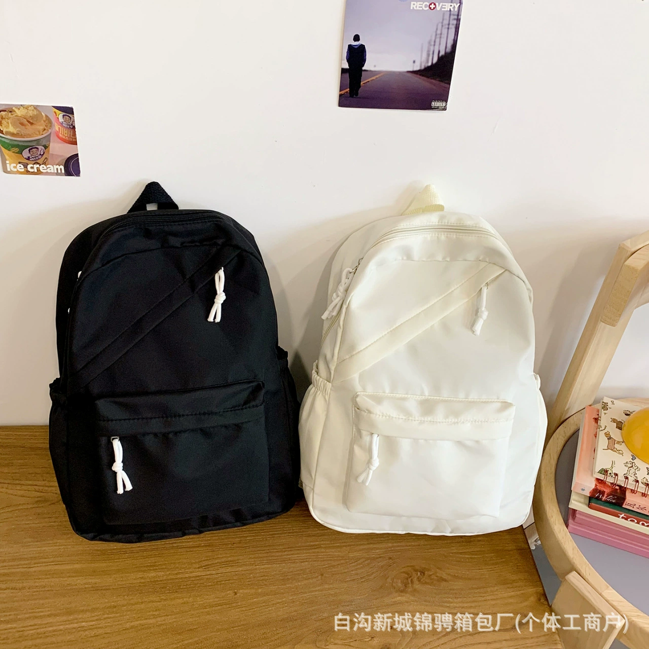 Capacious Japanese fashionable backpack for traveling
