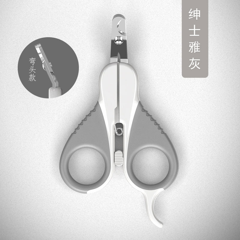 Paiwei gato LED lámpara uñas Clippers gato garra cuchillo especial línea de sangre Clippers herramientas de uñas para mascotas