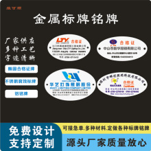 金属不锈钢标牌铝质椭圆形路灯杆合格证标识景观灯铭牌数字标号牌
