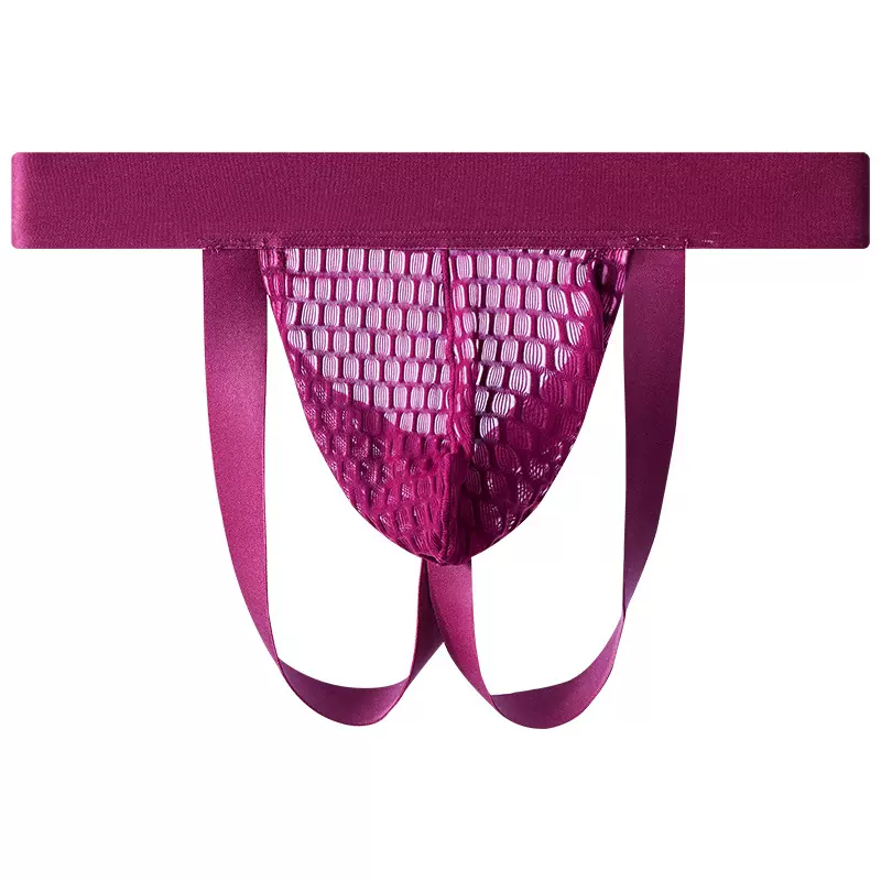 外贸情趣男内裤双丁内裤情侣丁字裤衩男用生理性感镂空跨境内裤