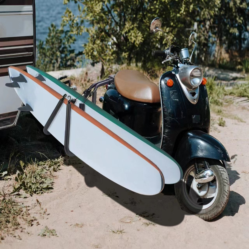 Double-Board Motorcycle Surfboard Bracket Bicycle Surfboard Bracket Caring 2 Surfboards at the Same Time