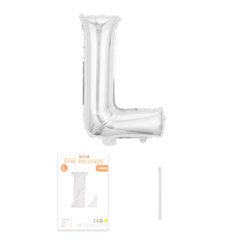Tarjeta de papel independiente con letras de 32 pulgadas, embalaje fino, embalaje de globos de papel de aluminio, versión estadounidense, película de aluminio delgada, globo flotante al por mayor image 66