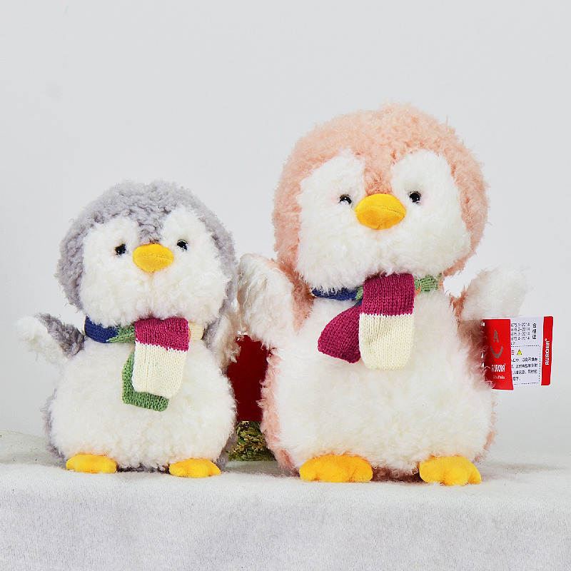 Genuino ulura animal pingüino muñeca de peluche de juguete lindo pequeño pingüino muñeca regalo fábrica al por mayor