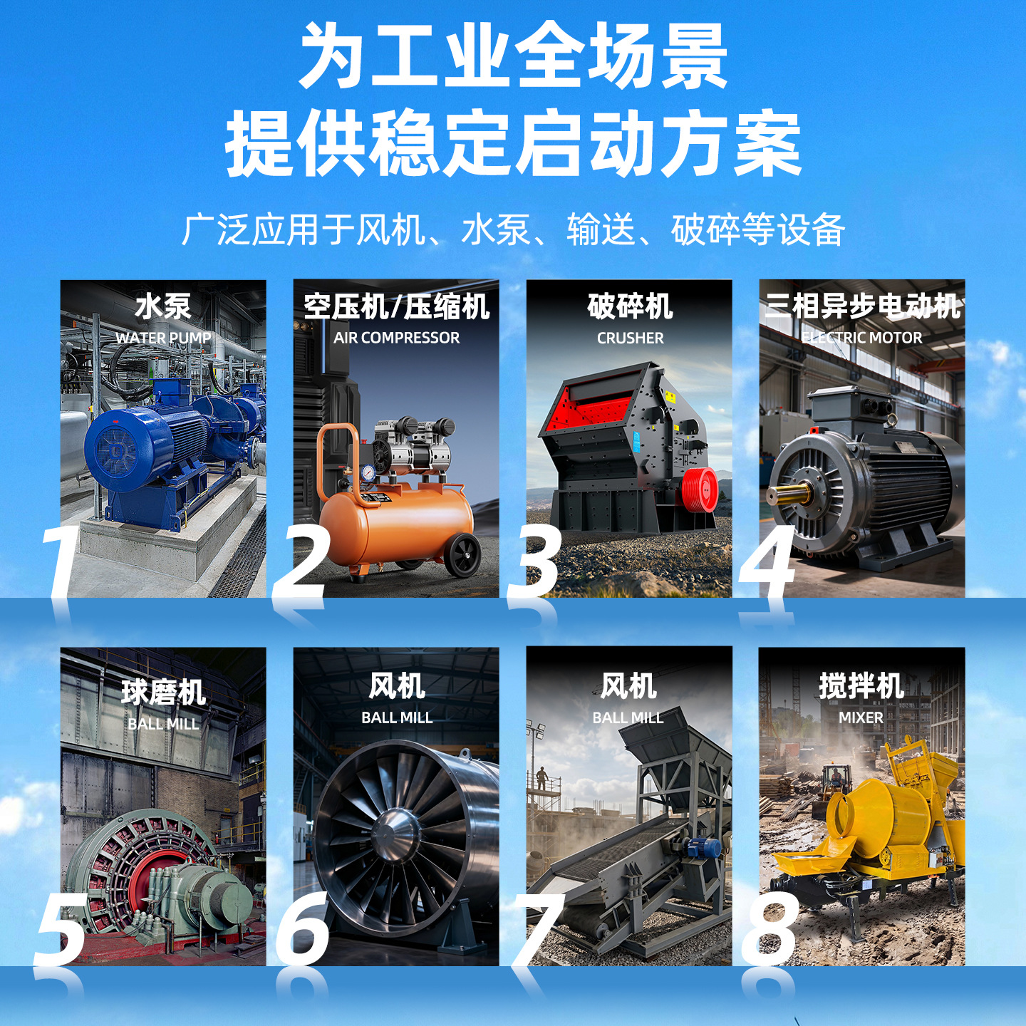 Shanghai People Online Soft Start 22KW / 30KW / 55KW / 160KW Bomba de agua ventilador motor de arranque de gabinete de apoyo image 2