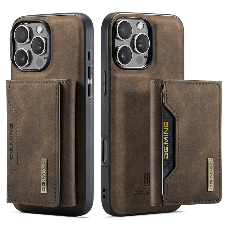 Suitable for Iphone17Pro Max Magnetic Card Holder Protective Cover 16 Pro Ma X Magnet Split Mobile Phone Case M2