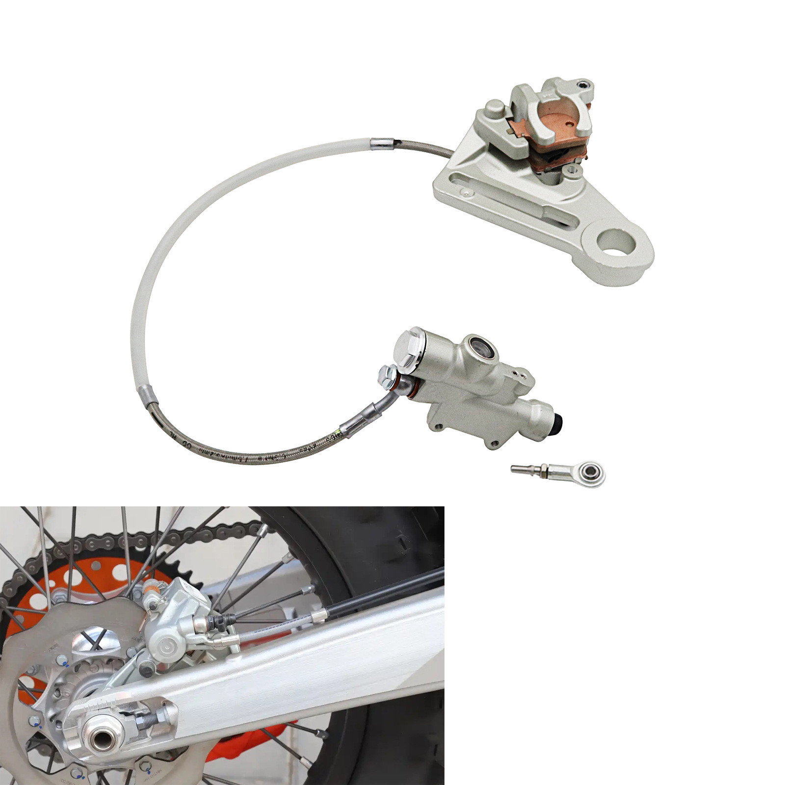 Hengjian Nc Two-Stroke Ktm Model Kewei K16/K18 Off-Road Motorcycle Front Disc Brake Assembly Upper and Lower Brake Pumps