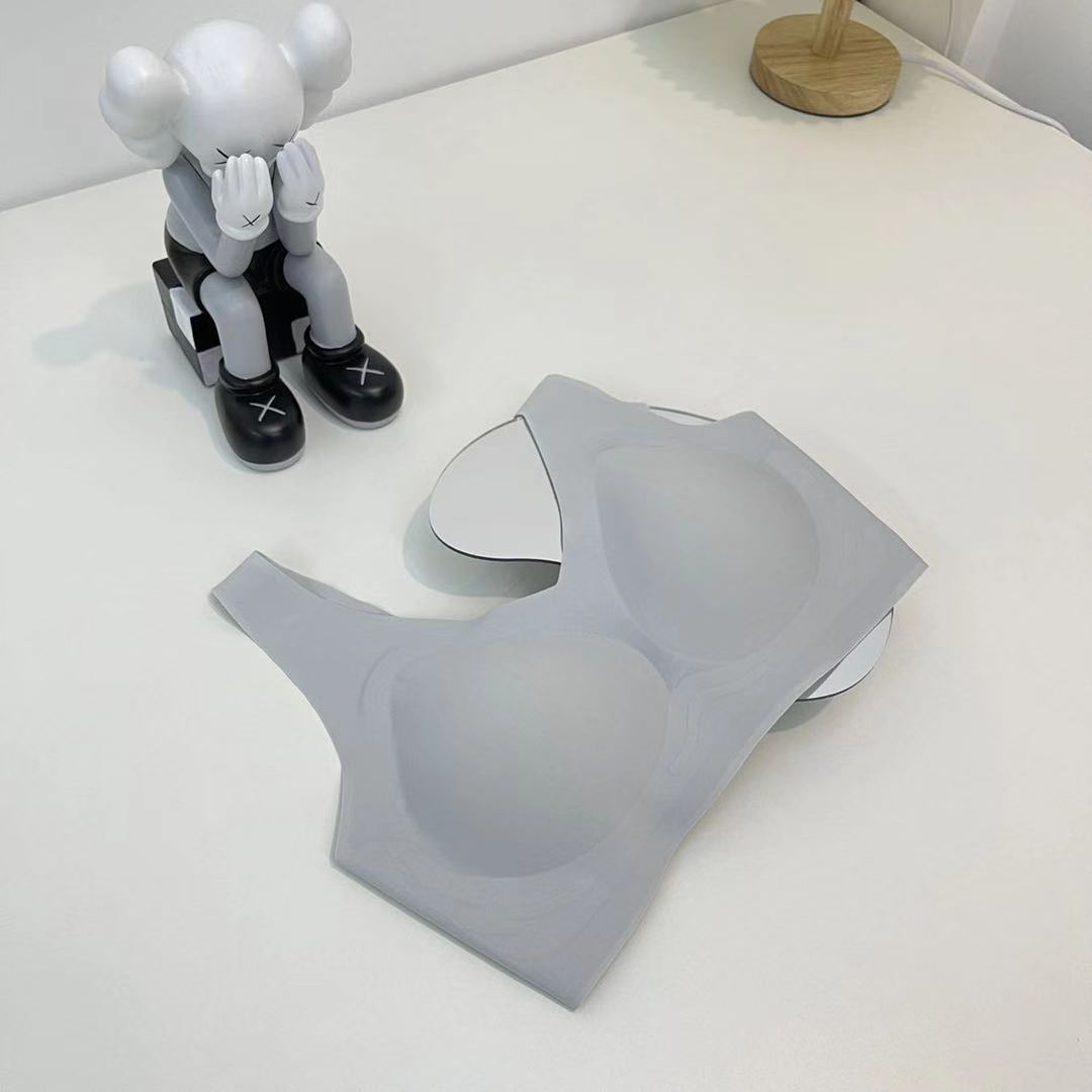 Nuevo sujetador francés de alta calidad con soporte suave para otoño e invierno, ropa interior sin costuras, sujetador fino sin aros push-up