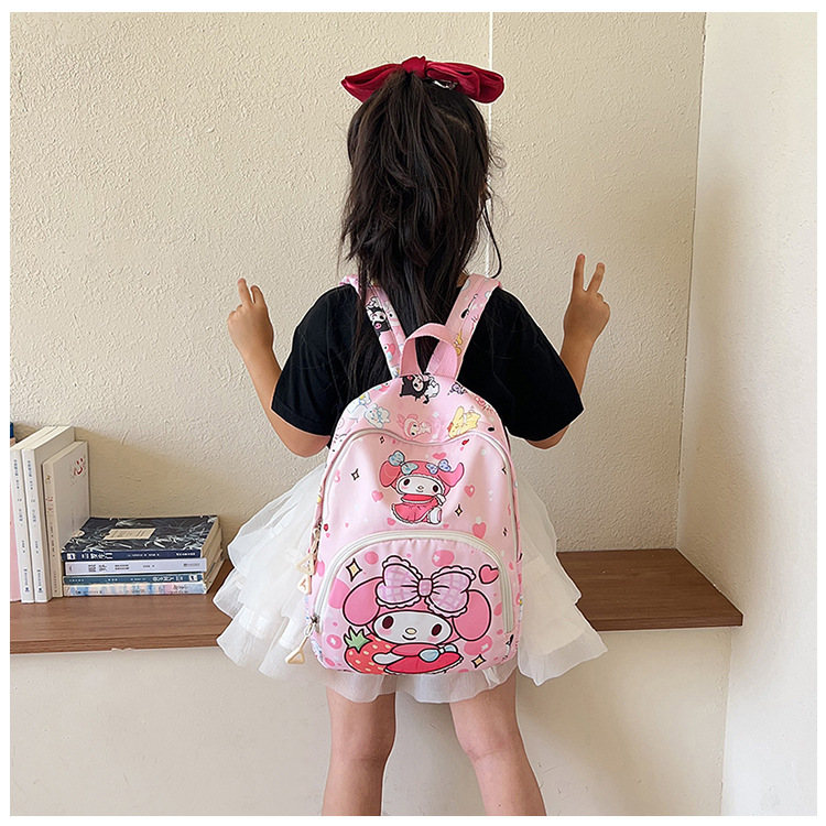 Cute cartoon, lightweight and lightweight schoolbag for kindergartens, fashionable and versatile children's backpacks for outdoor leisure travel undefined