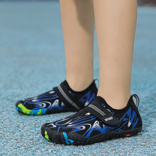 Children's Cross-border Beach Shoes Water Shoes New Five-Finger Anti-Slip Breathable Quick-Dry Lightweight Creek Swimming Shoes Dance Shoes
