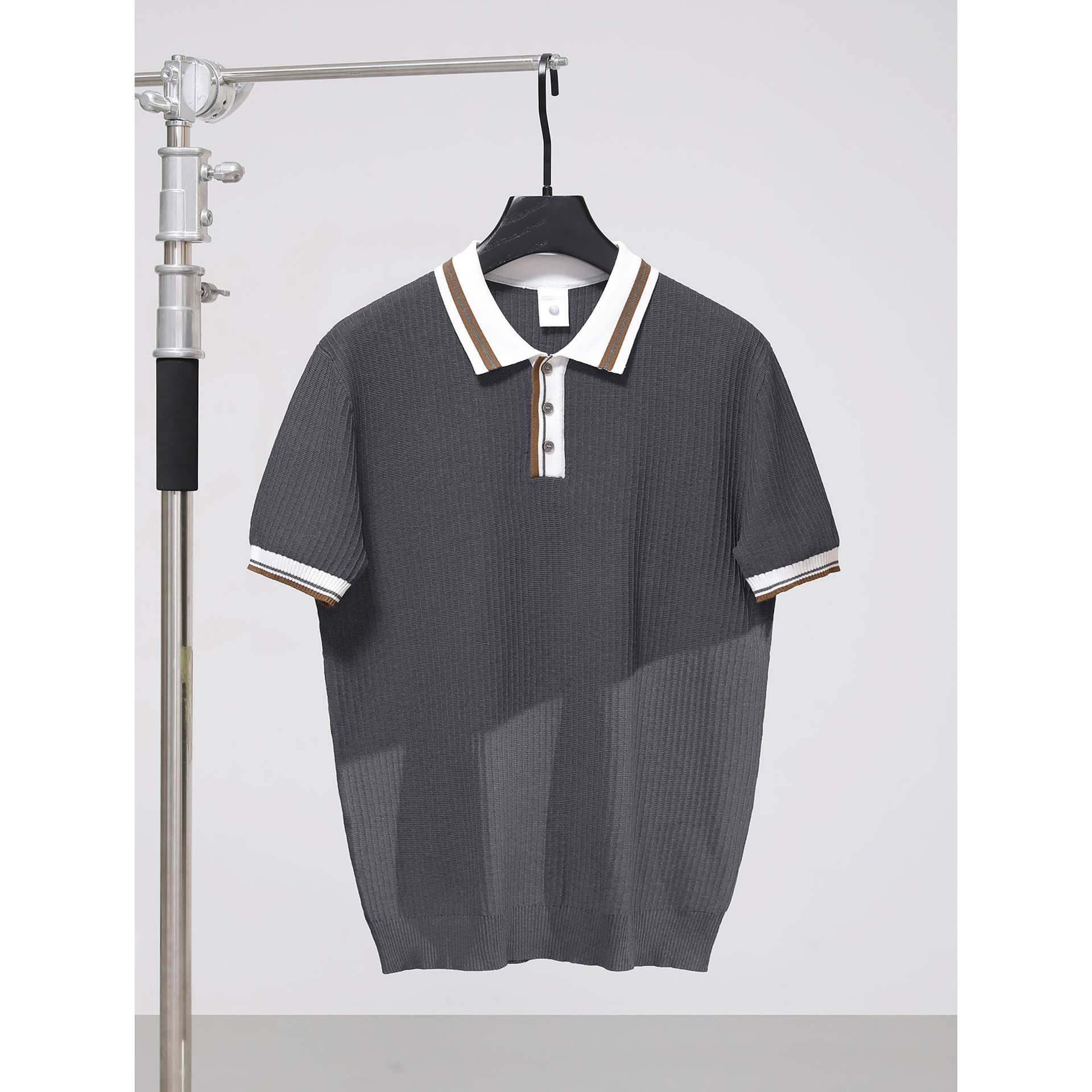 Camisas de polo de manga corta, camisetas de punto, camisetas comerciales de color, comercio exterior transfronterizo al por mayor