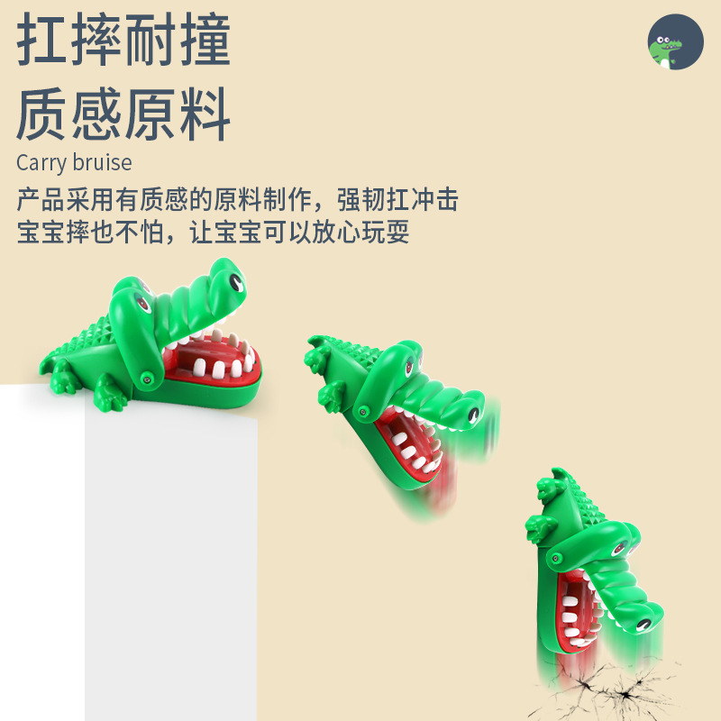 Dedo de mordida boca grande juguete cocodrilo dinosaurio gigante dedo de mordida tiburón hechizo juguetes de reducción de estrés para niños mayorista