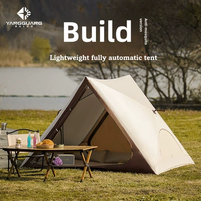 Foreign Trade Cross-border Automatic Quick Opening Beach Tent Sunscreen Beach Tent Triangle Tent Portable Outdoor Camping Tent