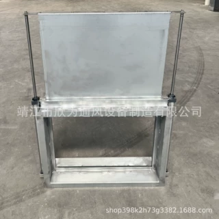 气动插板阀电动闸板阀镀锌双缸气动圆形方形气动插板阀厂家