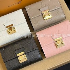 外国貿易クロスボーダークラシック老眼スクエアウォレットユニセックス大容量ウォレットロングクラッチショートカードホルダー