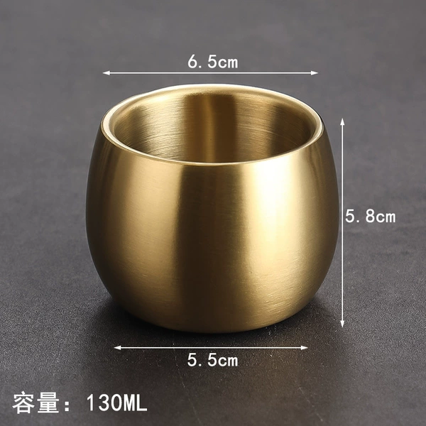 Auspicious cup (gold)