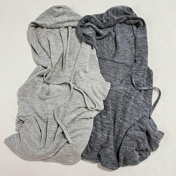 Ruowu soft and waxy 5033, трикотаж с капюшоном и длинными рукавами, тонкий дышащий женский пуловер, универсальная футболка