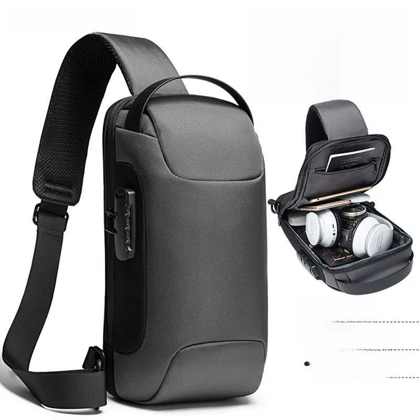 Bange New Chest Bag Men's Crossbody Bag Waterproof Sports Car Chest Bag Crossbody Men's Anti-Theft Shoulder Bag Manufacturer Wholesale