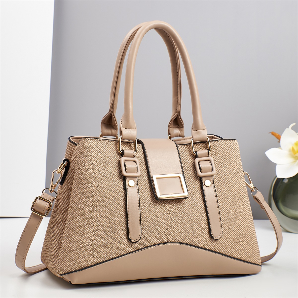 Regalo del día de la madre bolso femenino nuevo bolso de madre de mediana edad atmosférico bolso de mensajero de moda portátil para mujer