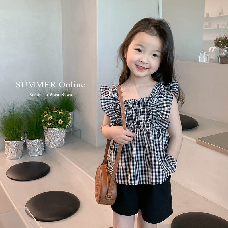 AMO Beibei children's solid color casual shorts wearing summer 2022 children's Pants Girls' baby Korean hot pants