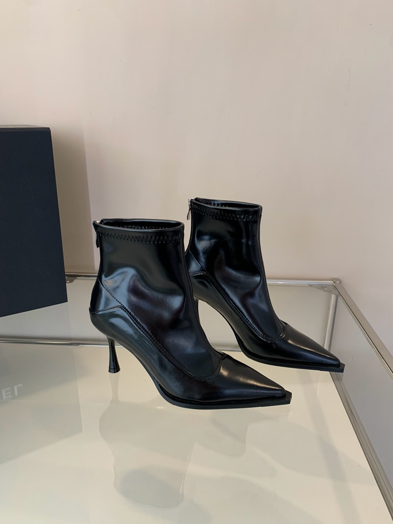 블랙 플러스 벨벳 힐 높이 7cm