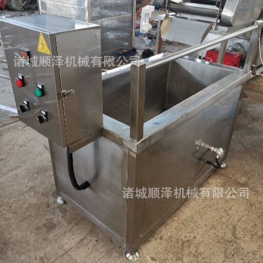 沙琪玛油炸机 面筋油炸机 小型薄蔬脆片油炸流水线 顺泽
