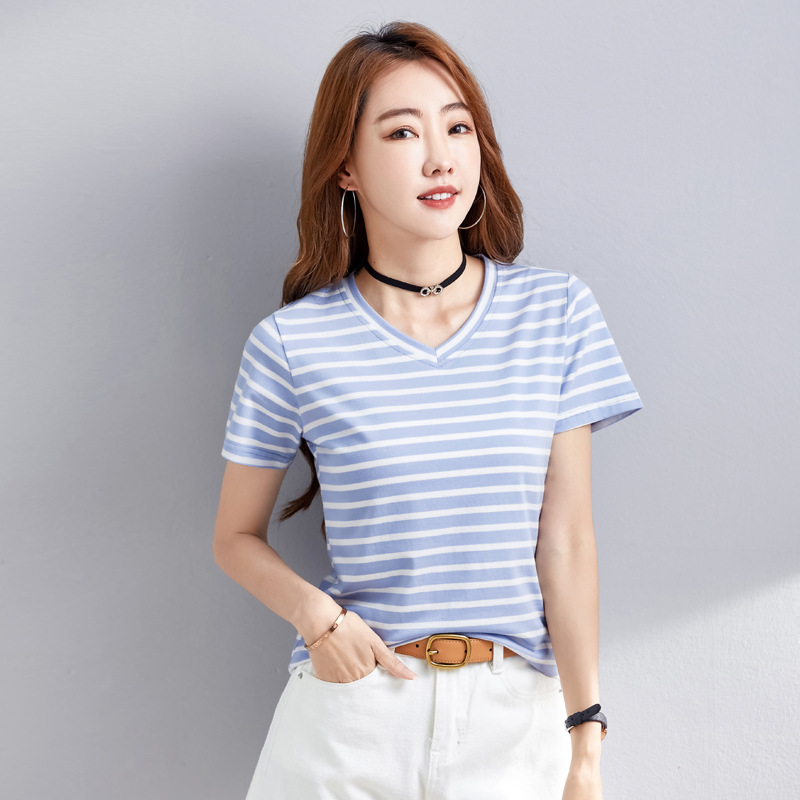 Fashionable summer short sleeve T-shirt for students for leisure