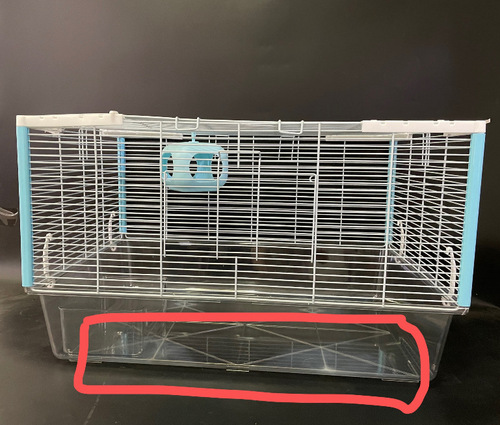 Hamster Golden Bear 70 Transparent Acrylic Bottom Defect Cage Deepened High Transparent Cage Breathable and Comfortable Pet
