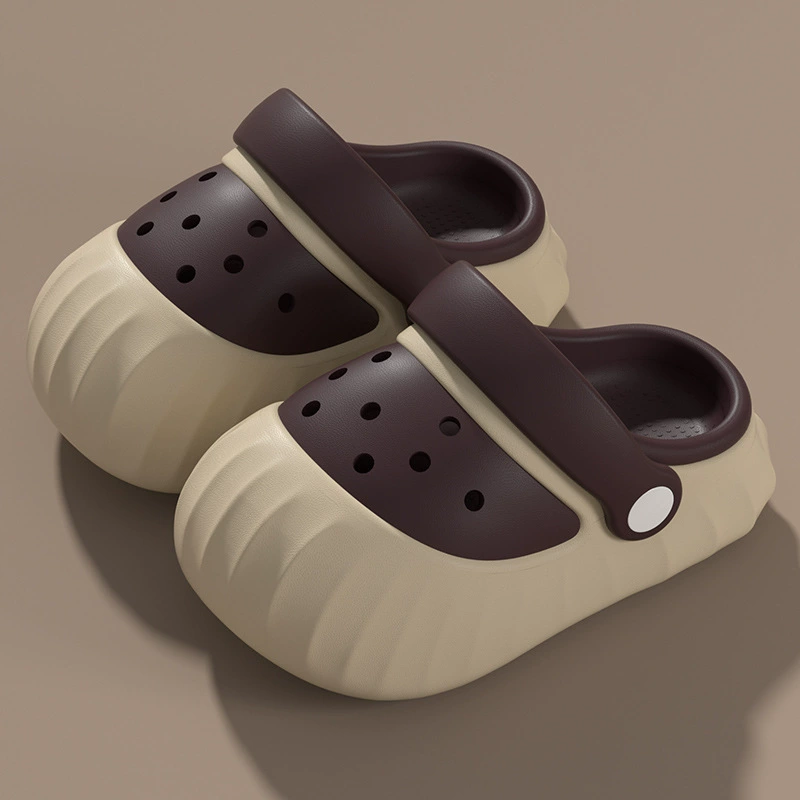 Детские сабо EVA, летние нескользящие домашние пляжные туфли для мальчиков и девочек, сандалии Baotou на мягкой подошве, бесплатная DIY