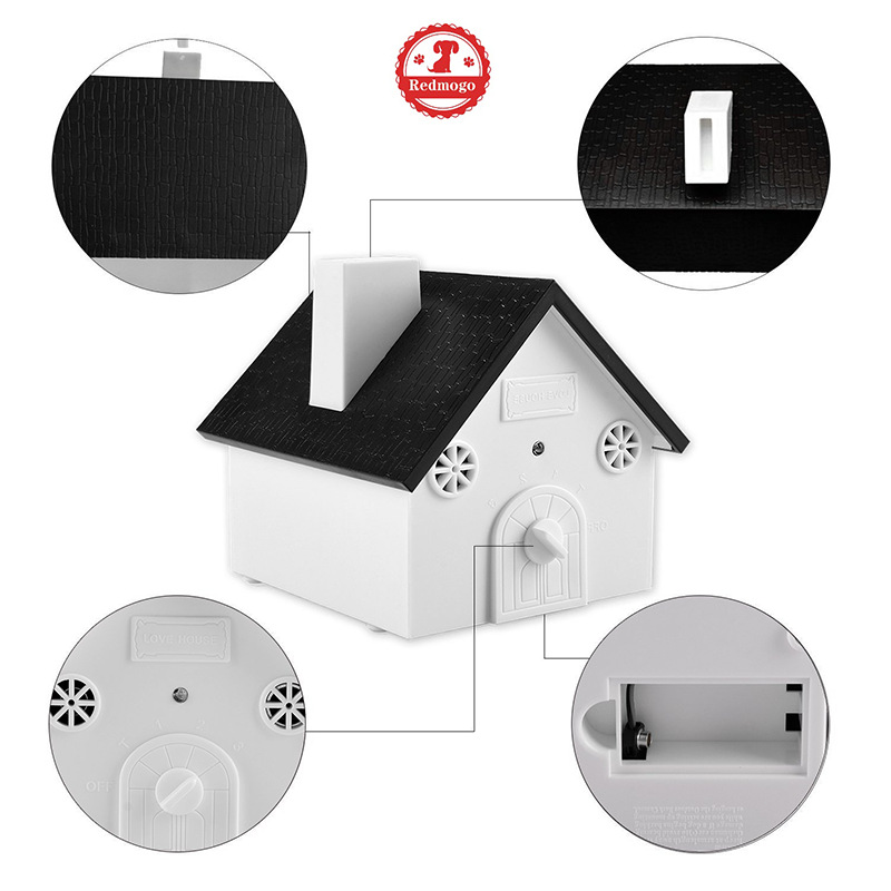 ebay亚马逊跨境室外防潮驱狗器超声波智能止吠器防狗叫训狗器批发