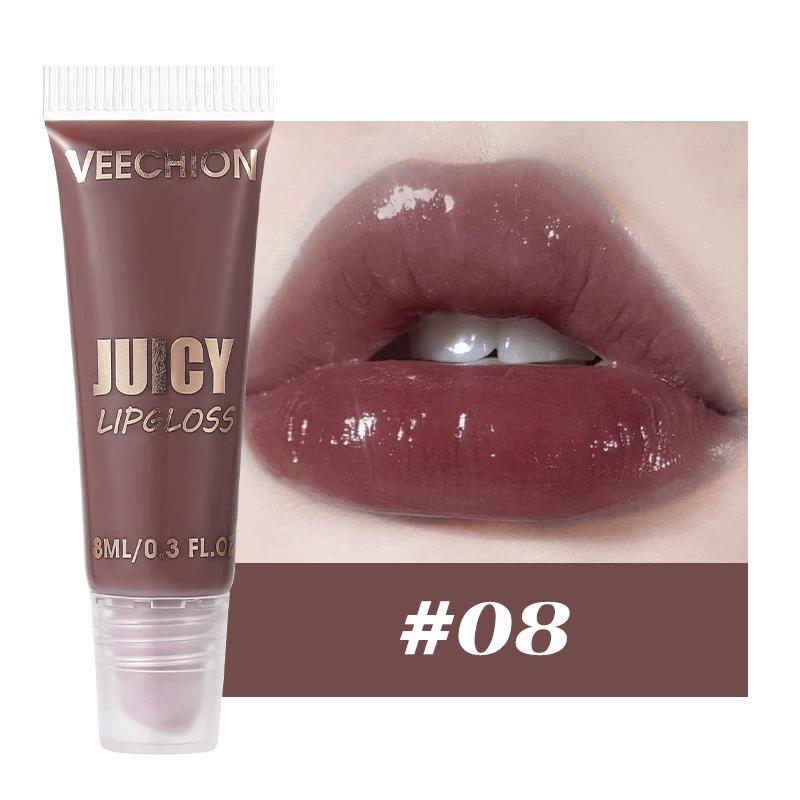 veechion (Cross-border trading), moisturizing lip gloss, natural and permanent formula, mirror effect