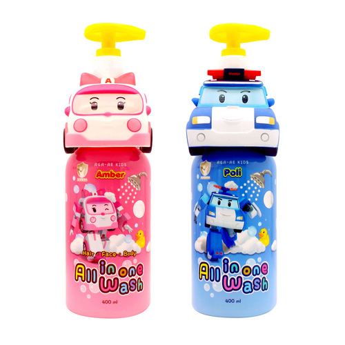 Imported from Korea, I Love Baby Triple-in-One Baby Shampoo and Bath Gel Multi-in-One Facial Cleanser for Children 