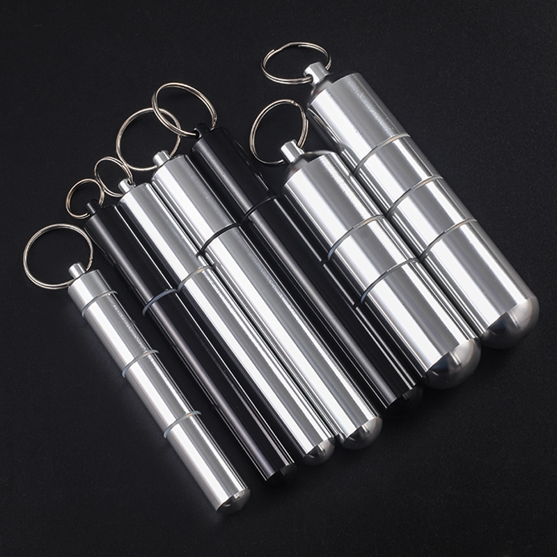 Caja de cigarrillos impermeable sellada con metal, cigarrillos finos, 10 paquetes de cigarrillos gruesos y delgados, cajas portátiles para hombres.