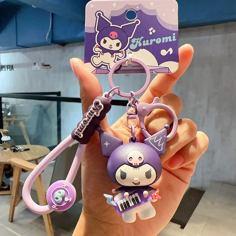 2026年新作正規品サンリオクロミぬいぐるみキーホルダー女性向け可愛いハローキティぬいぐるみカメラ小物