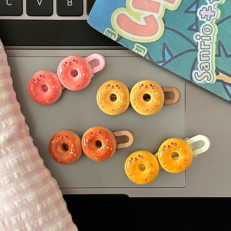 brown Style Cat Donut Hairpin Fun Cute Girl Style Side Clip Hairpin Accessories Hair Accessories New Autumn Products brown Style Cat Donut Hairpin Fun Cute Girl Style Side Clip Hairpin Accessories Hair Accessories New Autumn Products