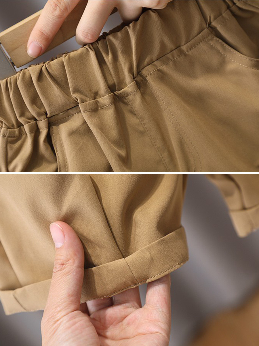 Traje Estilo Universitario para Niños 7879, Conjunto de Dos Piezas para Niños, Camisa para Ceremonia de Graduación, Verano 2026