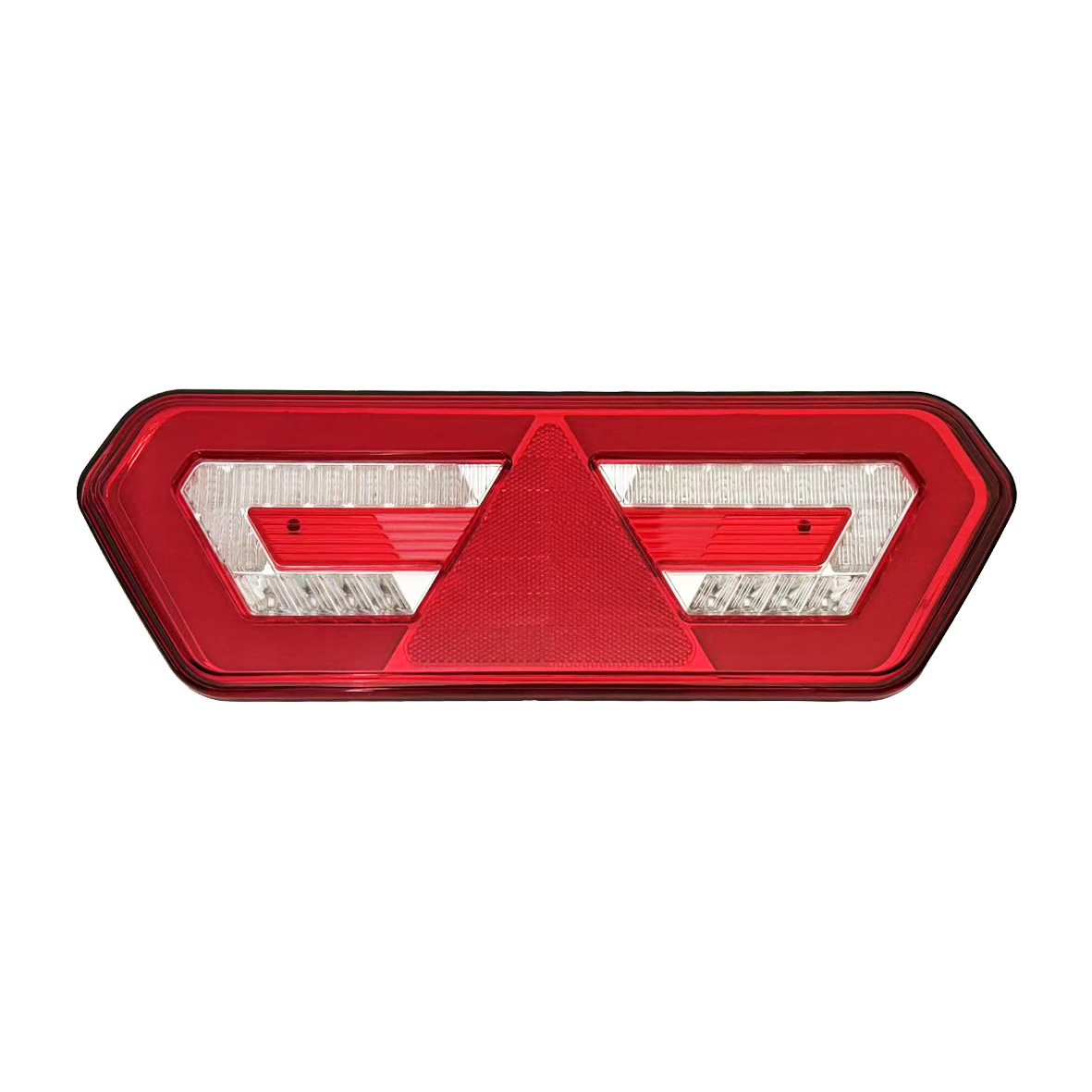 12V-24V Led Dual C Light Guide Universal Truck Tail Light Trailer Side Light Heavy-Duty Truck Trailer Rear Tail Light