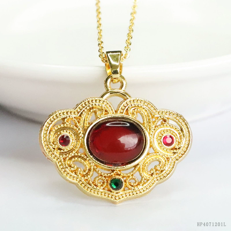 Натуральный янтарный кулон Jueyu, кулон-оберег из кровавого янтаря, винтажное ювелирное украшение, оптовая продажа, дропшиппинг S4071201L