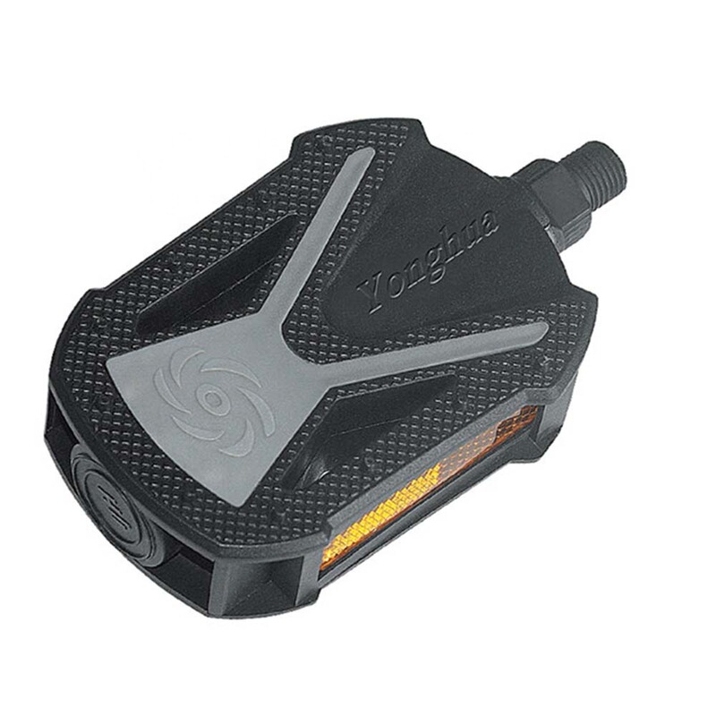 Yonghua Plastic Large Platform Black Bicycle Pedals Pedals Cycling Equipment Spare Parts Mountain Bike Pedals